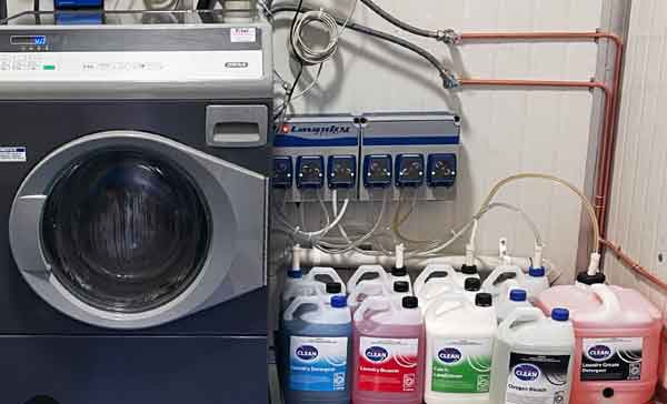 Laundry services use special chemicals