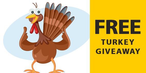 Free Turkey Giveaway Event