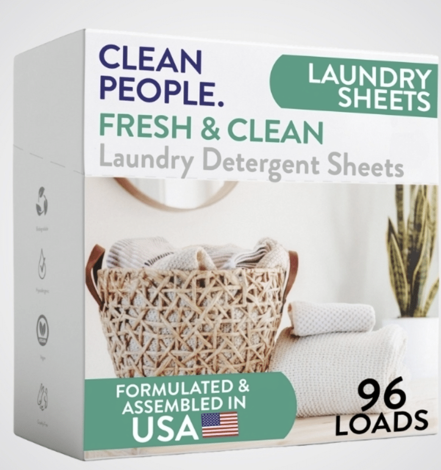 Clean people laundry sheets