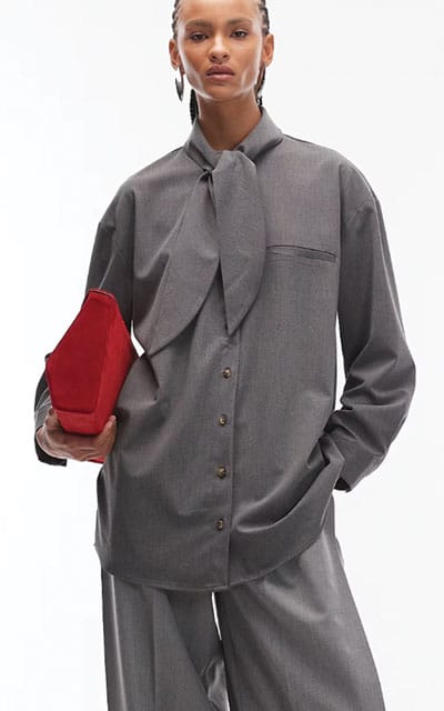 red purse winter fashion trend