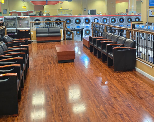 Laundry City Lounge Area